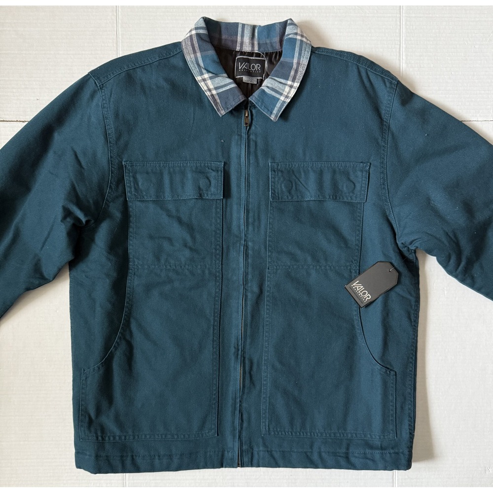VALOR Collective - Men's Calvary Twill‎ Flannel Jacket - Size Medium - NWT NEW!